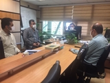 جلسه با رییس و مدیر بیمارستان شهید مطهری مرودشت و برنامه ریزی جهت ارتقای عملکرد و ارایه خدمات