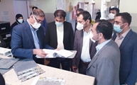 بازدید مسئولان ارشد سازمان بازرسی کل استان فارس به همراه مدیر بازرسی دانشگاه از بخش های مختلف بیمارستان خلیلی شیراز