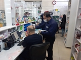 بازرسی از داروخانه ها توسط همکاران مدیریت بازرسی دانشگاه مورخه دوشنبه 1401/4/27